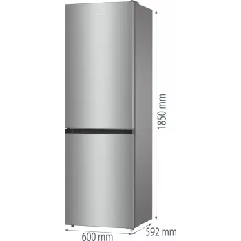 Gorenje NRK61CS2XL4 vapaasti seisova 300 L harmaa