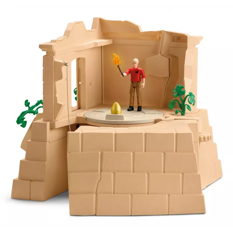 Toiminta/seikkailu Schleich Eroberung des Dino-Tempels Mega-Set monivärinen