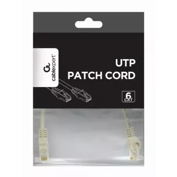 Verkkokaapeli, GEMBIRD, PP6U-CU-7.5M, RJ45, Cat.6, 7,5 m, harmaa