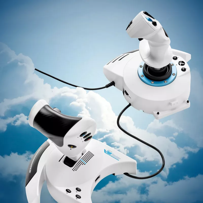 Joystick Thrustmaster T.Flight Hotas One Microsoft Flight Simulator Edition USB musta valkoinen