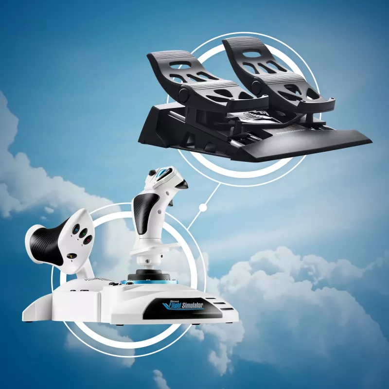 Joystick Thrustmaster T.Flight Hotas One Microsoft Flight Simulator Edition USB musta valkoinen