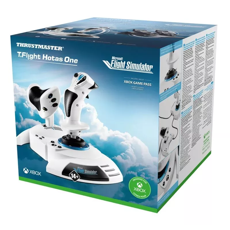 Joystick Thrustmaster T.Flight Hotas One Microsoft Flight Simulator Edition USB musta valkoinen