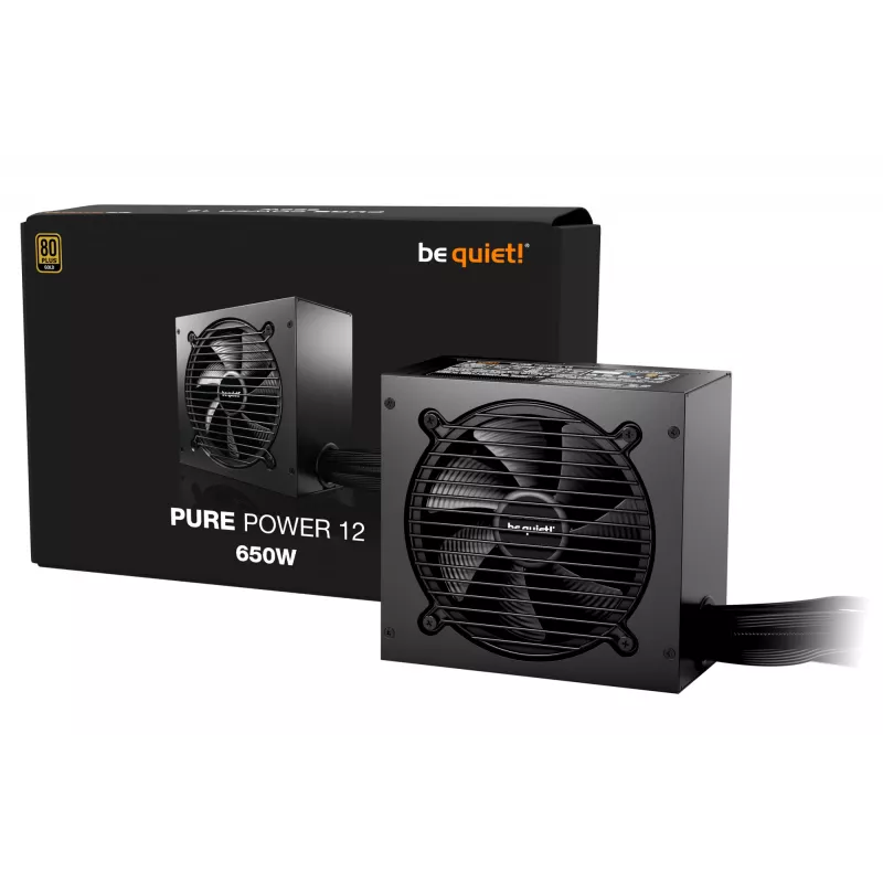be quiet PURE POWER 12 650W virtalähde 20+4 pin ATX ATX musta