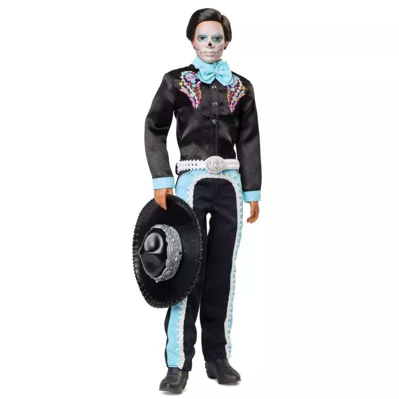 Muotinukke Mattel Barbie Ken Dia de Muertos monivärinen 3+