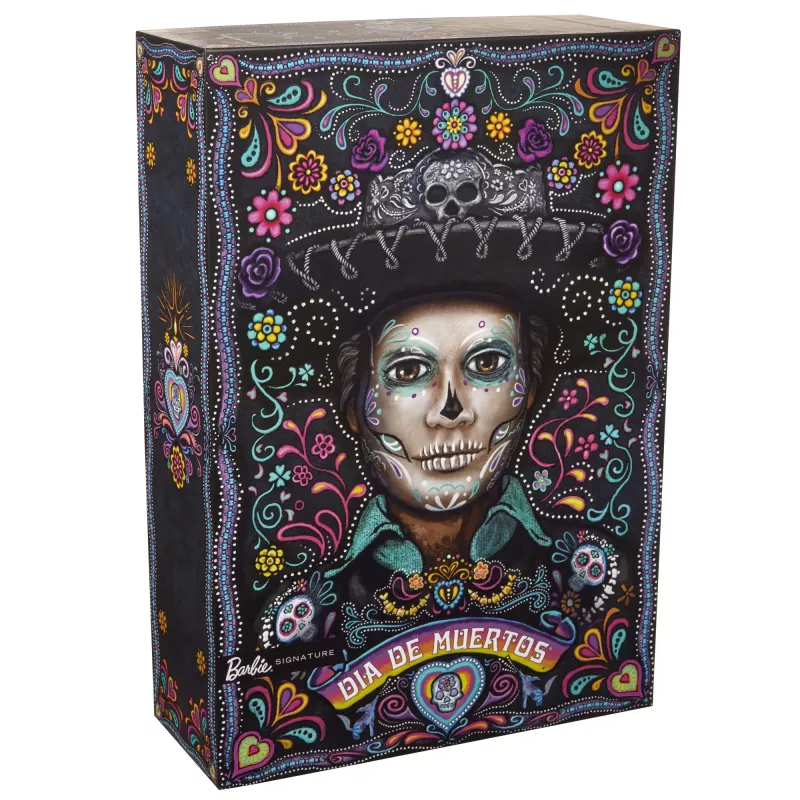Muotinukke Mattel Barbie Ken Dia de Muertos monivärinen 3+