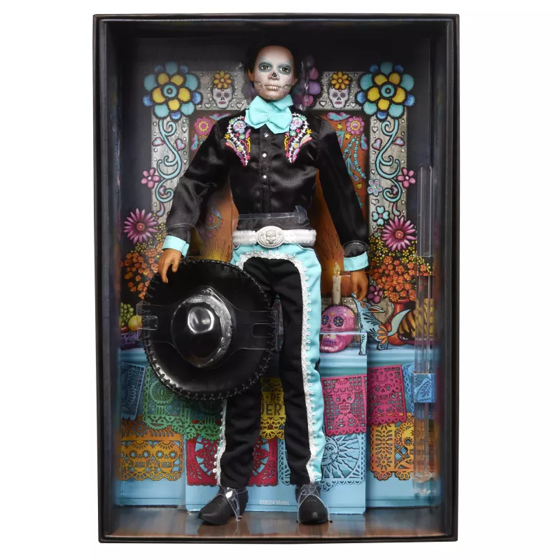 Muotinukke Mattel Barbie Ken Dia de Muertos monivärinen 3+