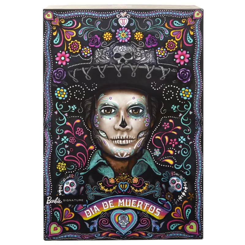 Muotinukke Mattel Barbie Ken Dia de Muertos monivärinen 3+