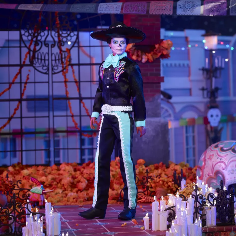 Muotinukke Mattel Barbie Ken Dia de Muertos monivärinen 3+