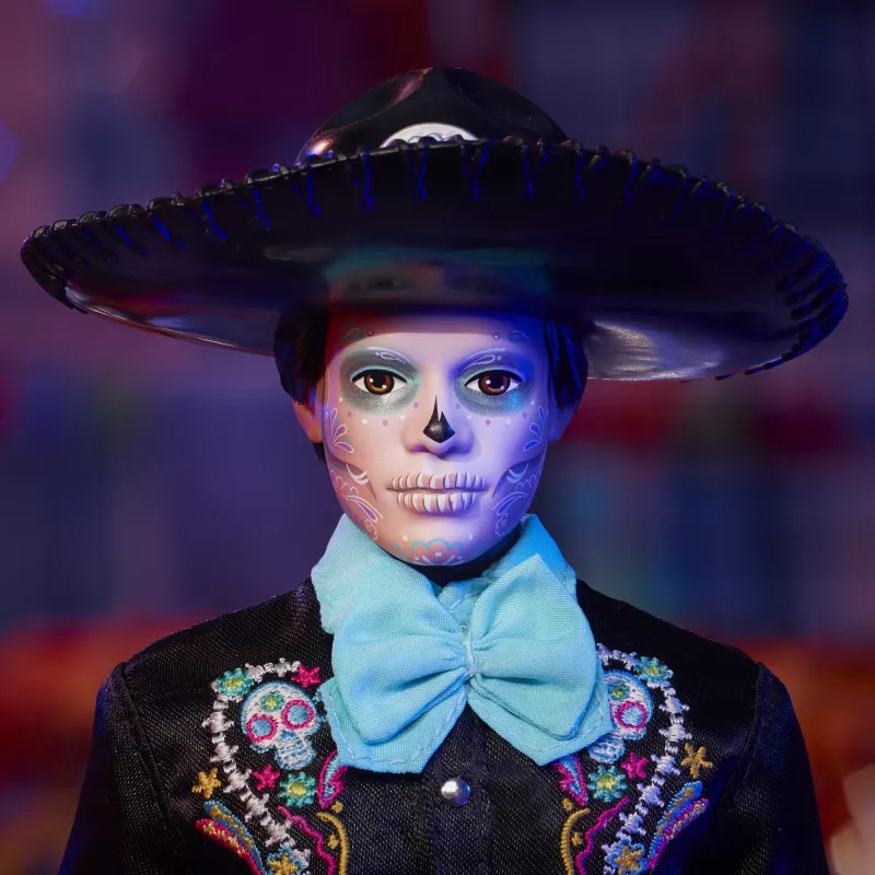 Muotinukke Mattel Barbie Ken Dia de Muertos monivärinen 3+