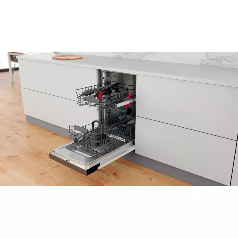 Whirlpool WSBC 3M27 X kalusteisiin sijoitettava 10 astiastoa