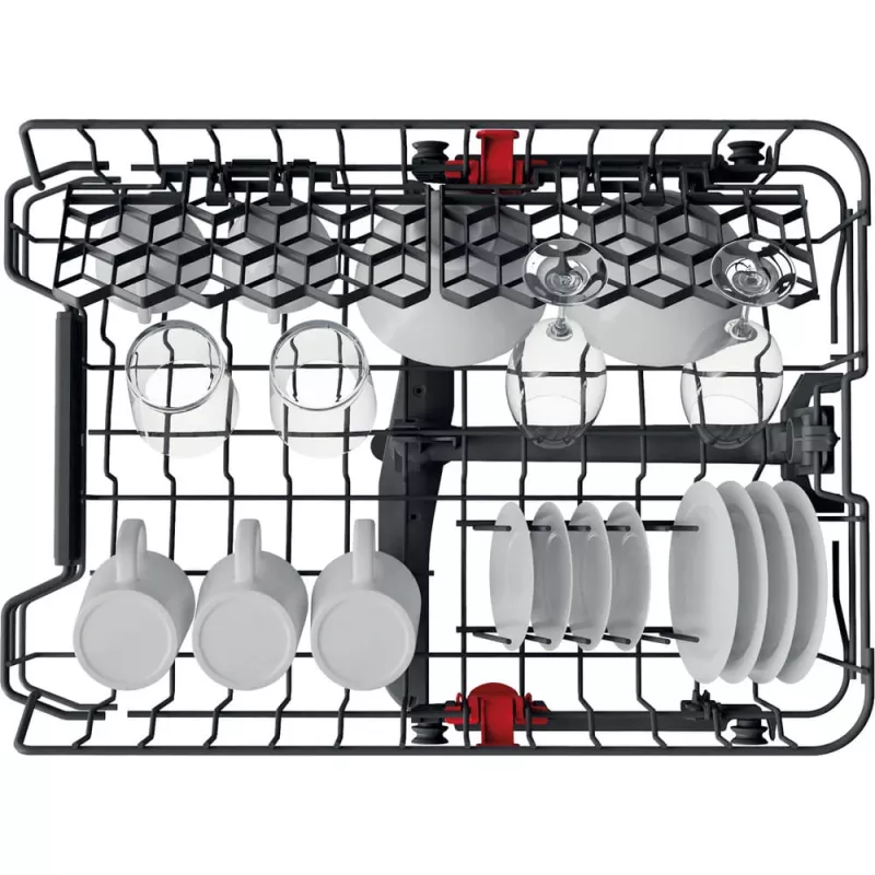 Whirlpool WSBC 3M27 X kalusteisiin sijoitettava 10 astiastoa
