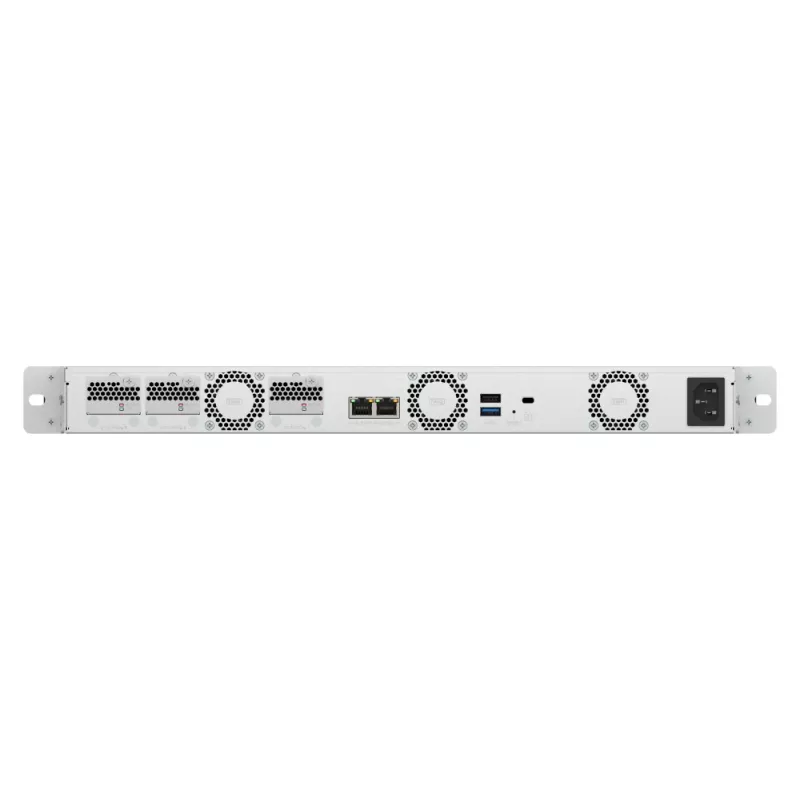 QNAP TS-h765eU NAS-teline (1U) Intel Atom® 8 GB DDR5 QuTS hero Black, harmaa
