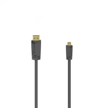 Hama 00205016 HDMI-kaapeli 1,5 m HDMI Type-A (standardi) HDMI Type-D (mikro) musta