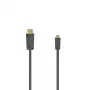 Hama 00205016 HDMI-kaapeli 1,5 m HDMI Type-A (standardi) HDMI Type-D (mikro) musta