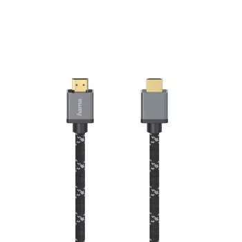 Hama 00205240 HDMI-kaapeli 3 m HDMI Type-A (standardi) musta, harmaa