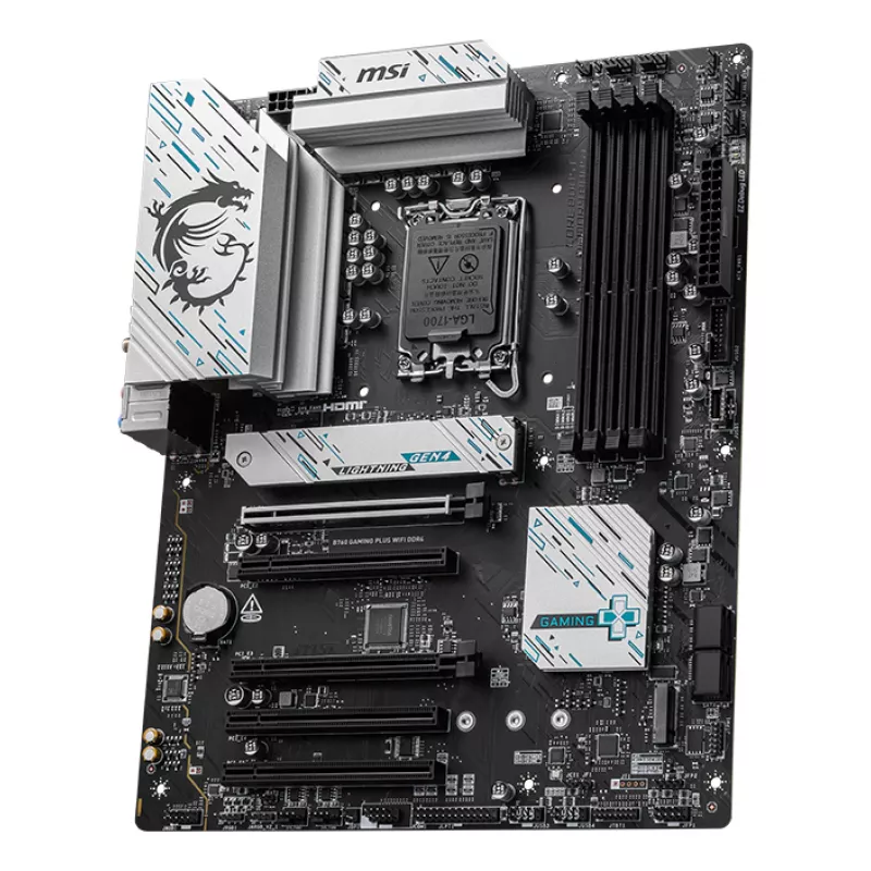MSI B760 GAMING PLUS WIFI DDR4 -emolevy Intel B760 LGA 1700 ATX