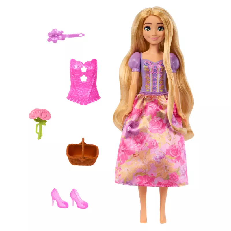 Mattel Disney Princess HTV86 Rapunzel muotinukkesetti