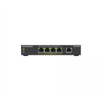 NETGEAR GS305Pv3 hallitsematon Gigabit Ethernet (10/100/1000) Power over Ethernet (PoE) musta