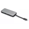 DIGITUS USB-C-matkatelakointiasema, 7-porttinen - HDMI / 2x USB-A 3.2 Gen 1 / GbE / SD / MicroSD - 100W USB-C Power Delivery