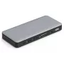 DIGITUS USB-C-telakointiasema, 11-porttinen - 2x HDMI / DP / 2x USB-A 3.2 Gen 2 / USB-C 3.2 Gen 2 / GbE / SD / MicroSD / DC-liitäntä - max. 150 wattia / 3,5 mm