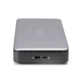 DIGITUS USB-C-telakointiasema, 11-porttinen - 2x HDMI / DP / 2x USB-A 3.2 Gen 2 / USB-C 3.2 Gen 2 / GbE / SD / MicroSD / DC-liitäntä - max. 150 wattia / 3,5 mm