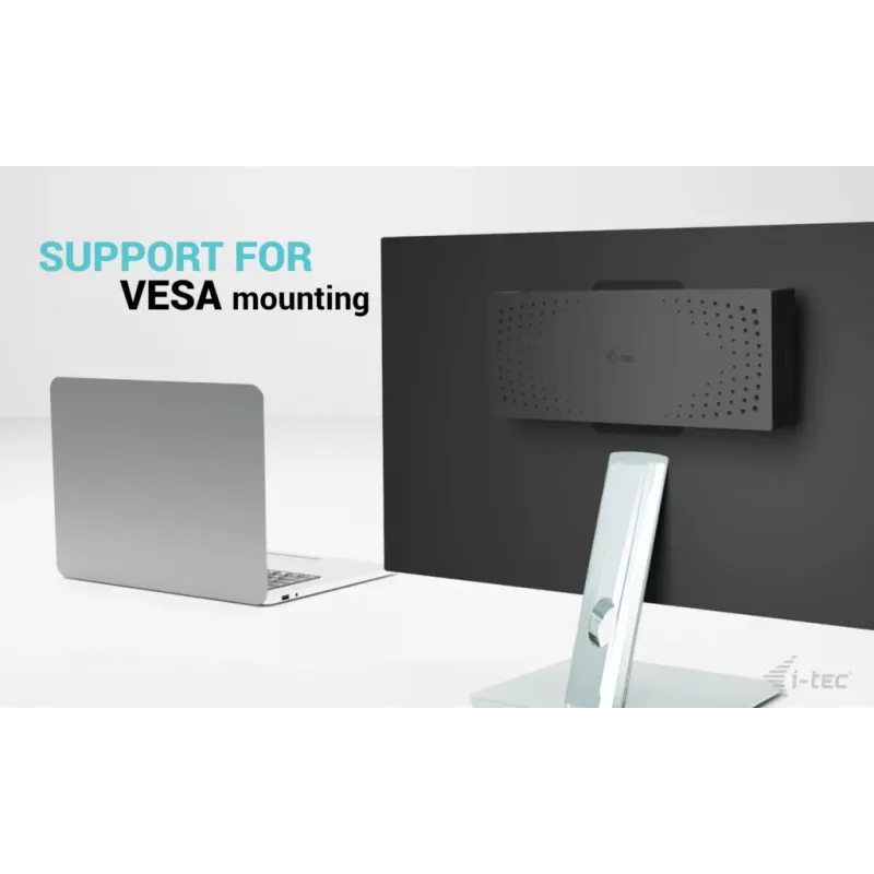 i-tec universaali 5x 4K/60Hz -näyttötelakointiasema + Power Delivery 100W