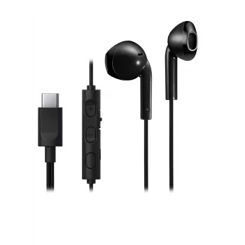 JVC Type C In Ear Wired musta, johdollinen, puhelut/musiikki, 16.6 g, kuulokkeet, musta