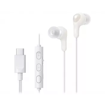 JVC HA-FR9UC headset johdollinen in-ear puhelut/musiikki USB Type-C valkoinen