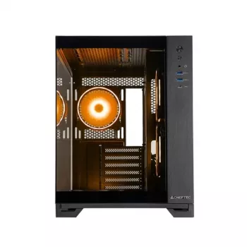 Chieftec Visio GM-30B-TG-OP musta Tempered Glass x 2 Cube musta