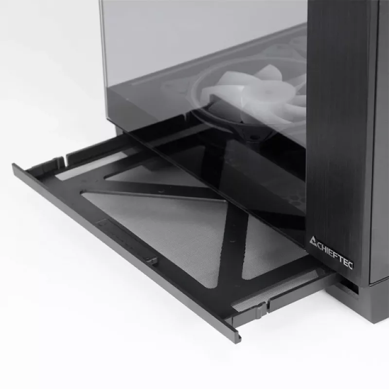 Chieftec Visio GM-30B-TG-OP musta Tempered Glass x 2 Cube musta