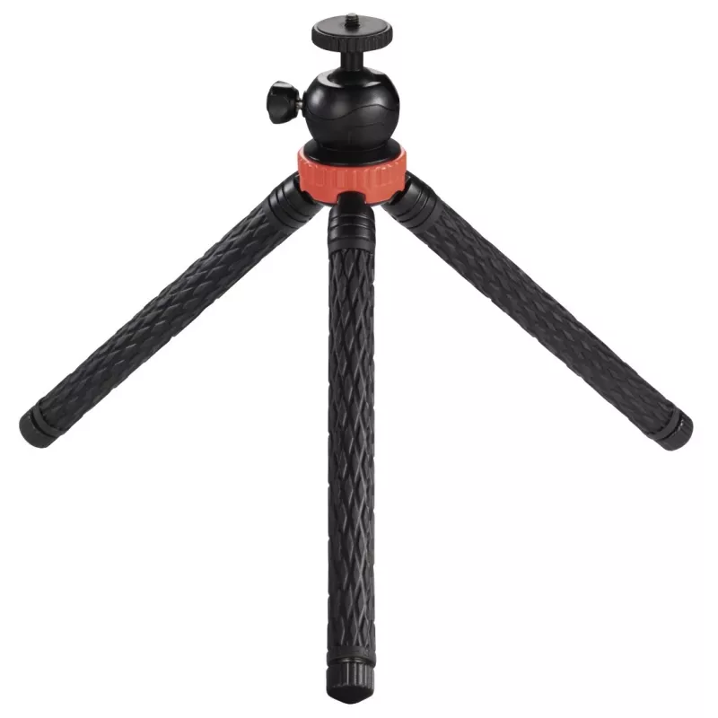 Hama Traveller Pro jalusta älypuhelin/action-kamera 3 jalkaa musta, punainen