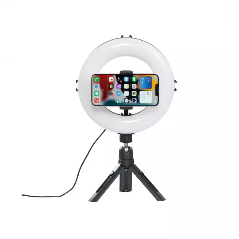 Hama SpotLight Smart 80 II LED-rengasvalo, älypuhelimen setti, minijalustalla