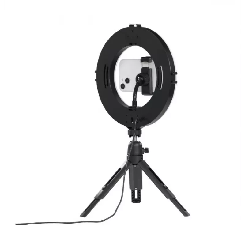 Hama SpotLight Smart 80 II LED-rengasvalo, älypuhelimen setti, minijalustalla