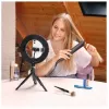 Hama SpotLight Smart 80 II LED-rengasvalo, älypuhelimen setti, minijalustalla