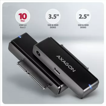 Axagon ADSA-FPX USB-C 10Gbps FAST PORT X sovitin 2,5
