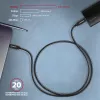 Axagon BUCM32-CM05AB SPEED+ USB-C <> USB 20Gbps/100W kaapeli 0,5 m