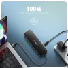 Axagon HMC-6GLN USB 5Gbps keskitin, 2x USB-A, USB-C, HDMI 4k/60Hz, RJ-45, PD 100W, USB-C-kaapeli