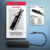Axagon HMC-6GLN USB 5Gbps keskitin, 2x USB-A, USB-C, HDMI 4k/60Hz, RJ-45, PD 100W, USB-C-kaapeli