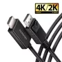 Axagon RVD-HI20C2 DisplayPort -> HDMI 2.0b -kaapeli 1,8 m, 4K/60Hz