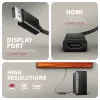 Axagon RVD-HI20N DisplayPort -> HDMI 2.0b -adapteri, 4K/60Hz