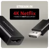 Axagon RVD-HI20N DisplayPort -> HDMI 2.0b -adapteri, 4K/60Hz