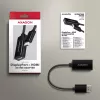 Axagon RVD-HI20N DisplayPort -> HDMI 2.0b -adapteri, 4K/60Hz