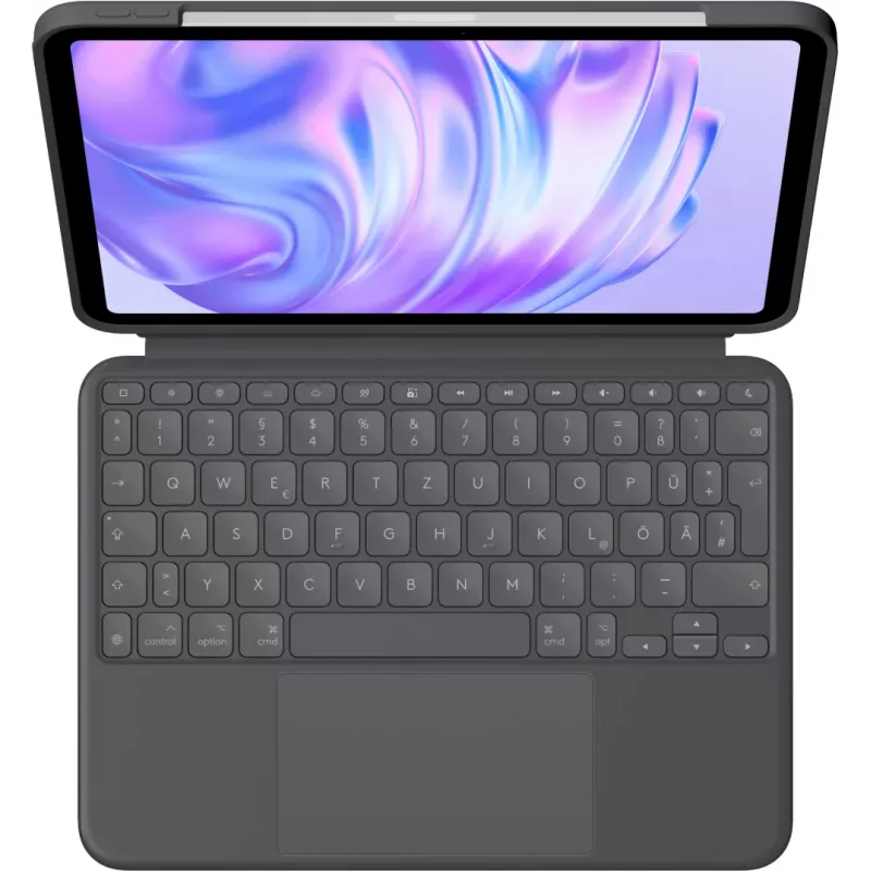 LOGITECH Combo Touch iPad Pro -laitteelle grafiitti Qwerty UK