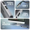 Axagon HMC-H3A USB 5Gbps -keskitin, 3x USB-A, HDMI 4k/30Hz, 15 cm USB-C-kaapeli
