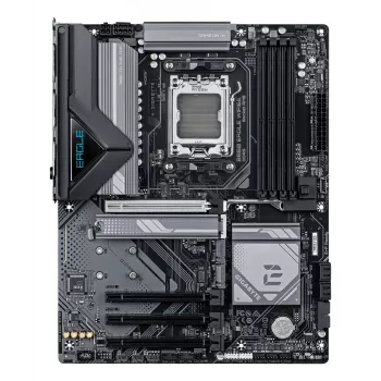 GIGABYTE B850 EAGLE WIFI6E -emolevy - AMD Ryzen 9000 -sarjan suorittimet, 8+2+2-vaiheinen digitaalinen VRM, jopa 8200MHz DDR5 (OC), 1xPCIe 5.0 + 2xPCIe 4.0 M.2, GbE LAN, WIFI 6E, USB 3.2 Gen 2