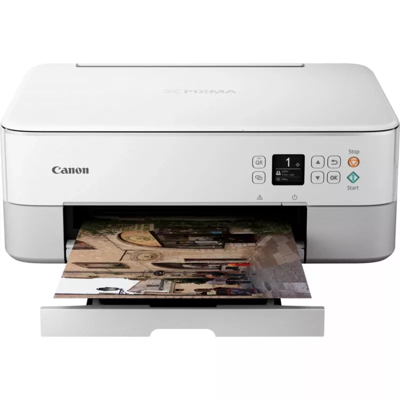 Canon PIXMA TS5351i 4462C106 3-in-1 värimustesuihku-monitoimitulostin, A4, 4800 x 1200 DPI, Wi-Fi, kaksipuolinen tulostus, valkoinen