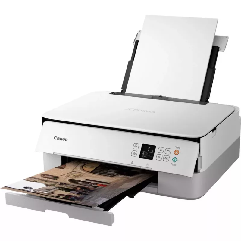 Canon PIXMA TS5351i 4462C106 3-in-1 värimustesuihku-monitoimitulostin, A4, 4800 x 1200 DPI, Wi-Fi, kaksipuolinen tulostus, valkoinen