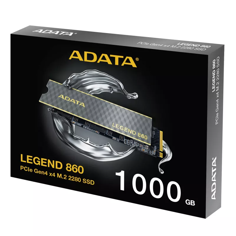 ADATA LEGEND 860 SLEG-860-1000GCS sisäinen SSD-levy 1 TB M.2 PCI Express 4.0 NVMe 3D NAND