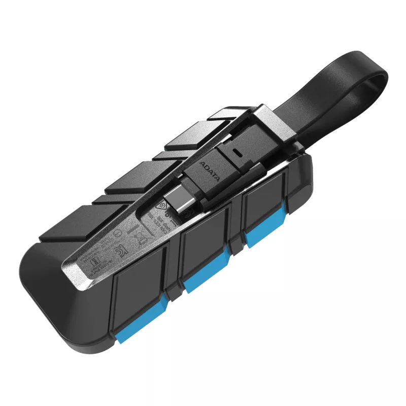 ADATA SC740 500 GB USB Type-C 3.2 Gen 2 (3.1 Gen 2) musta, sininen
