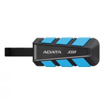 ADATA ulkoinen SSD SC740 2TB Plug&Go sininen 1050/1000 MIL.STD USB Type-C 3.2 Gen 2 (3.1 Gen 2) musta, sininen